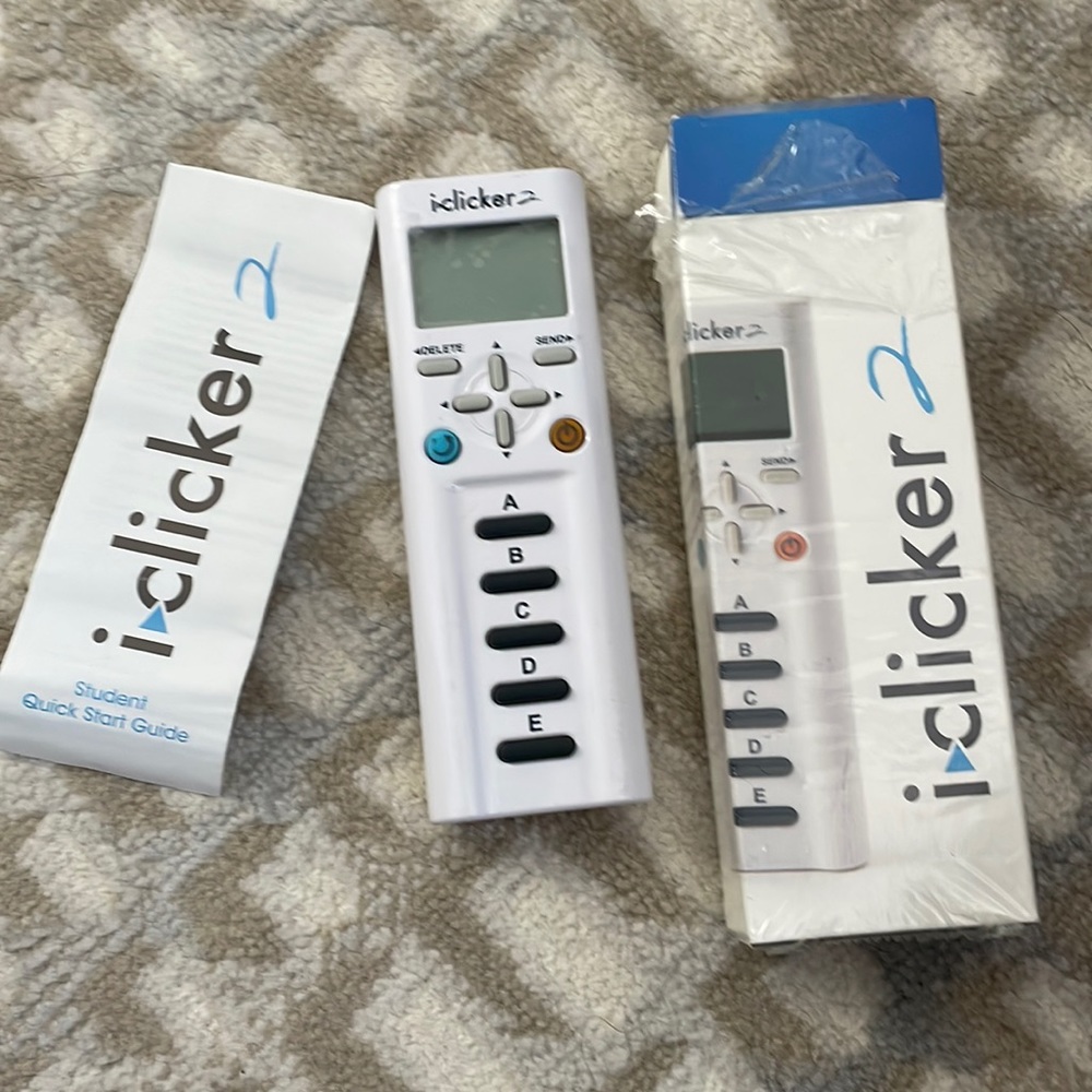 iclicker 2 used but in really good condition